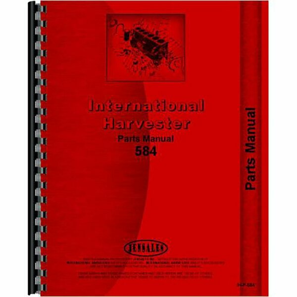 Aftermarket Tractor Parts Manual Fits International Harvester 584 RAP74145